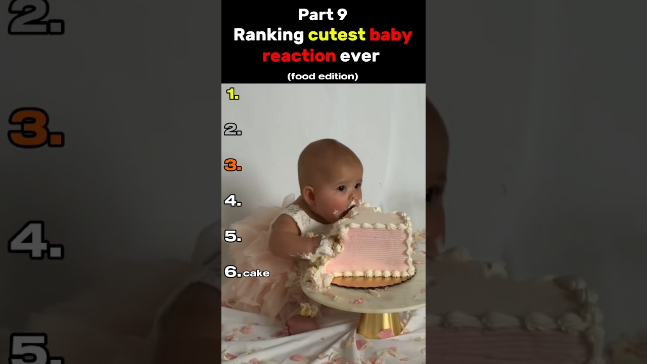 Ranking Cutest Baby Reaction Ever 😍 |  Food Edition