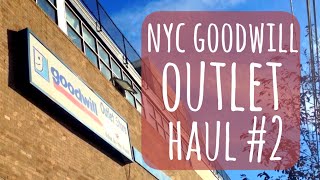 ✧ NYC Goodwill Outlet Haul #2! + Clothes Try-On ✧