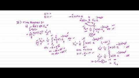 Signals & Systems | FOURIER SERIES PART6PROPERTIES by Mr. G. Subba Reddy