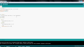 CZ3004 MDP Arduino switch statement 2018 S2