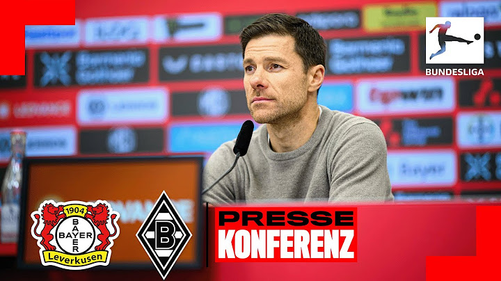 RE-LIVE: PK mit Xabi Alonso vor Bayer 04 Leverkusen 🆚 Mönchengladbach | Bundesliga, 18. Spieltag