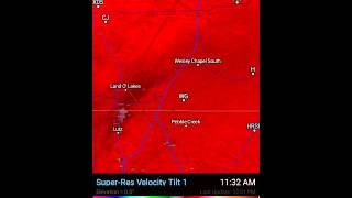 Pasco County Tornado warning 2016-04-02