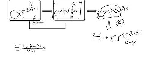 Retrosynthetic Analysis and Forward Synthesis of a Ketone