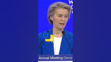 From AI to clean tech, from quantum to space the race is on! #vonderLeyen #WEF #wef2025 #wef25
