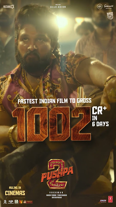 WILDFIRE at the Box Office | 1002 CRORES | #PUSHPA2HitsFastest1000Cr | #AlluArjun | #Pushpa2TheRule