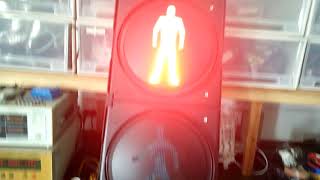 300mm pedestrian red green traffic light with TM-4A controller( 12 channel traffic controller)