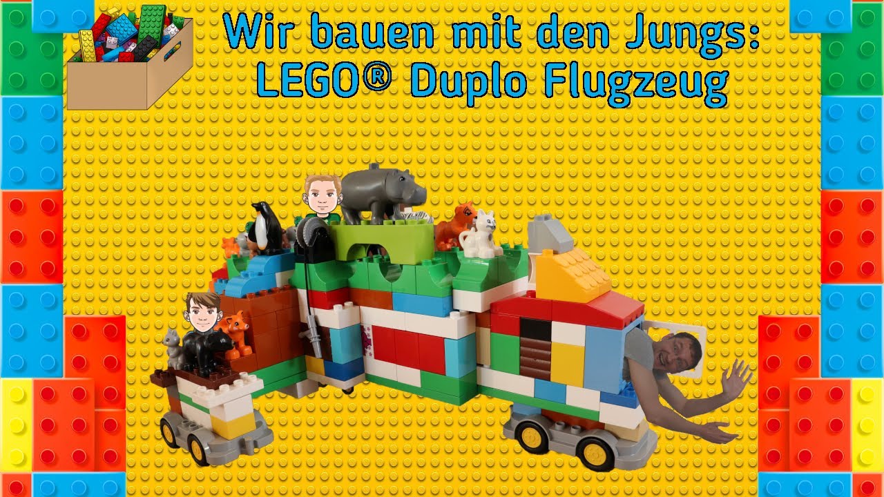 We build with our boys: LEGO® Duplo Plane MOC - YouTube