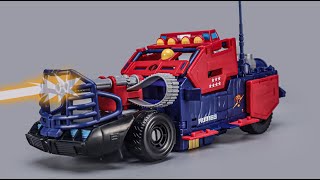 Transformers/G.I.JOE Thunder Truck Soundwave Zarana/Zartan review.