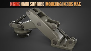 Topology Hard Surface: Hinge Hard Surface Modeling In 3ds Max-Part02 || N°_116