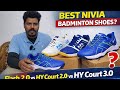 Nivia Badminton Shoes Review | Flash 2.0 vs HY Court 2.0 vs HY Court 3.0 | Which Is Best?