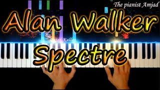 Alan Walker - Spectre | Piano Cover by Amjad Kallas видео