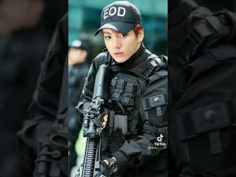 Jk police uniform 😎😎😘😘💜💜BTS