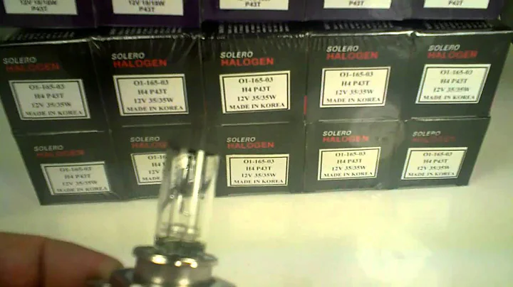 H4 Light bulbs 12V 18W and 12V 35W for GY6 Scooters BULBS