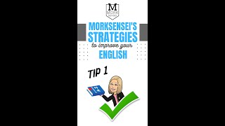 Morksensei's Strategies to Improve your English - TIP 1: Use a Monolingual Dictionary #shorts