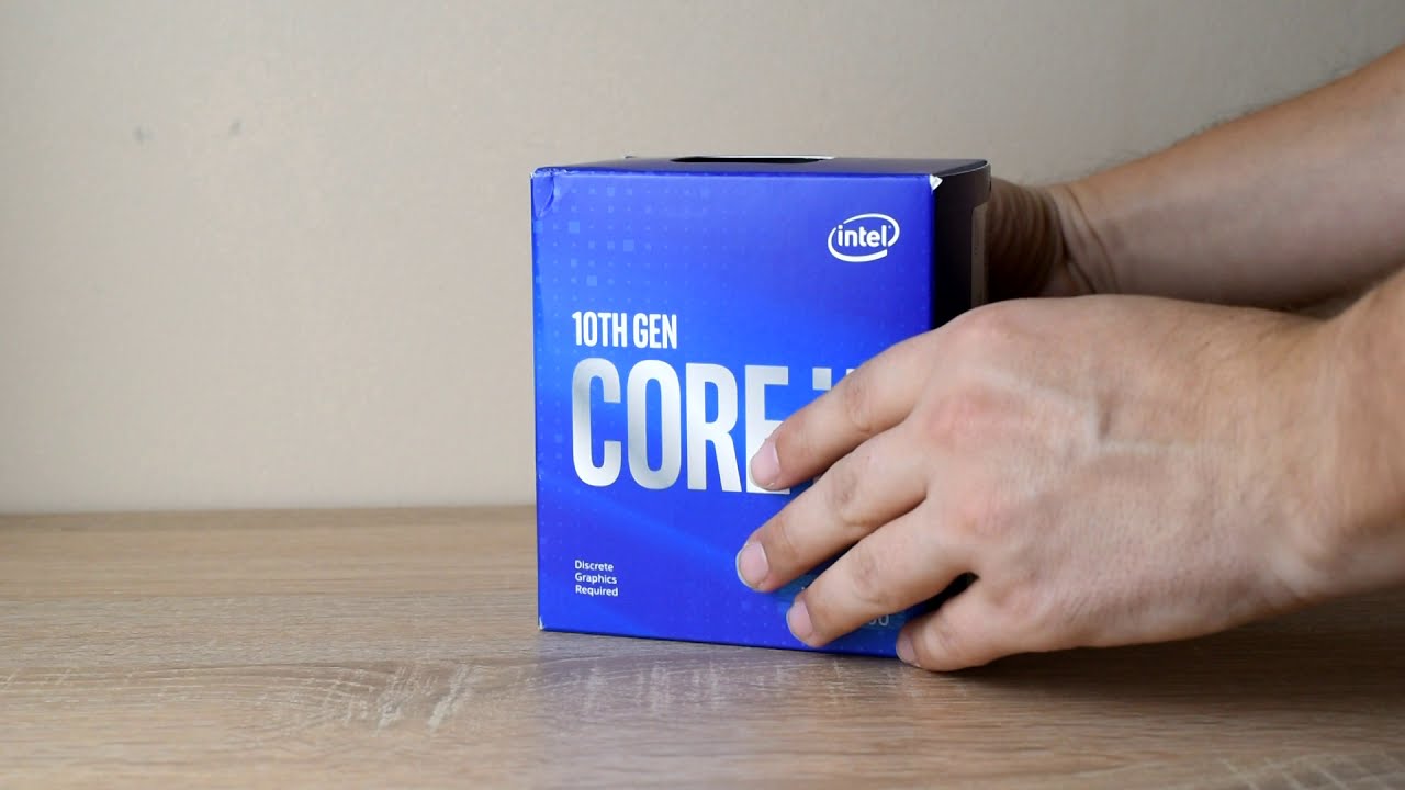 Intel Core i5 10400F CPU unboxing 