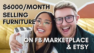 Can you actually make MONEY flipping furniture? Becoming a FULL-TIME side hustler | DIY Q&A!