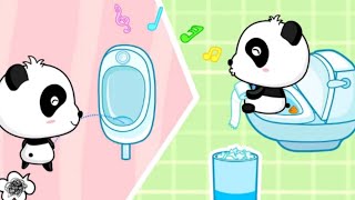 Panda Pooping Game | Kehidupan Harian Bayi Panda (English Version) screenshot 1