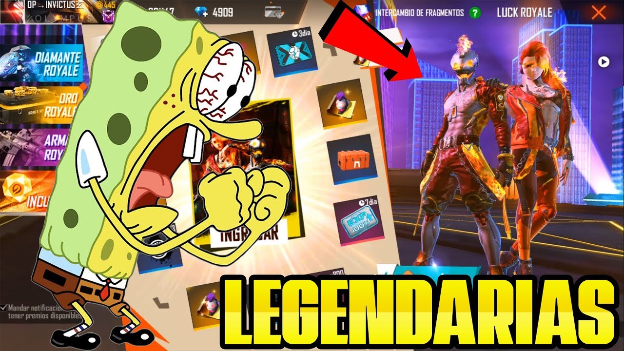 ¡ASÍ FUE MI SUERTE EN LA NUEVA INCUBADORA ESCUADRÓN ESPINA DE FREE FIRE!! SKINS MUY LEGENDARIAS!!