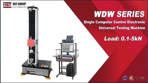HST 0.1-5KN Single Column Computer Control Electronic Universal Testing Machine with Winding fixture