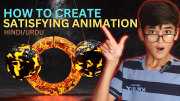 Create Satisfying 3D Animations In Blender Hindi/Urdu | Free Blender Hindi Tutorials #Blender3D