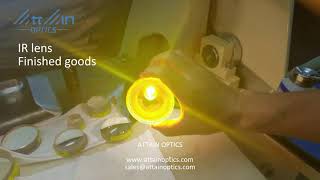 IR LENS processing, #infrared #optics #attain #workshop