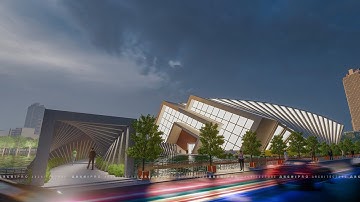 Modern Theater Architectural Visualization Walk-through - Lumion Pro 9.0 & Sketchup Pro 2019 (1440p)