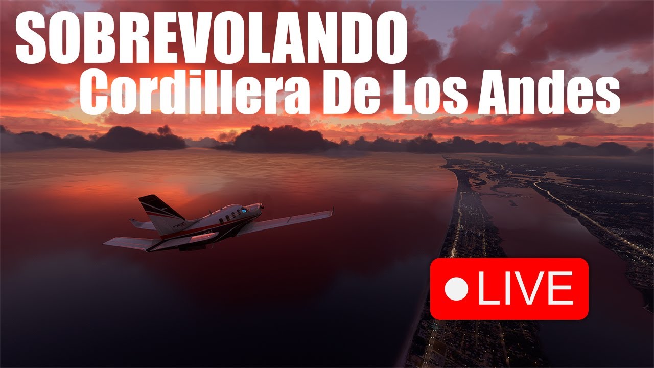 SOBREVOLANDO LOS ANDES EN - MICROSOFT FLIGHT SIMULATOR - LeftVic5 - YouTube