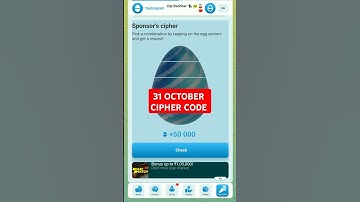 Yaytsogram 31 October Cipher Code | Today Yaytsogram Cipher Code #yaytsogram #airdrop #ciphercode