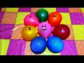 Compilation Satisfying Video Popping Nine Water Color Balloons Reverse Asmr Part 1
