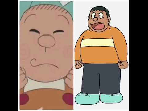 Doremon characters childhood and now pics(◍•ᴗ•◍)❤#doraemon#nobita#doremoncharacters#shorts