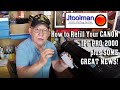 How to Refill Your Canon Ipf Pro 2000 plus Some great news!