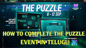 how to complete puzzle event telugu | how to complete moco puzzle event