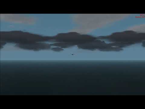 Hong Kong in Microsoft Flight Simulator 2002