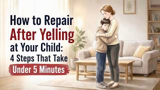 How to Repair After Yelling at Your Child: 4 Steps That Take Under 5 Minutes