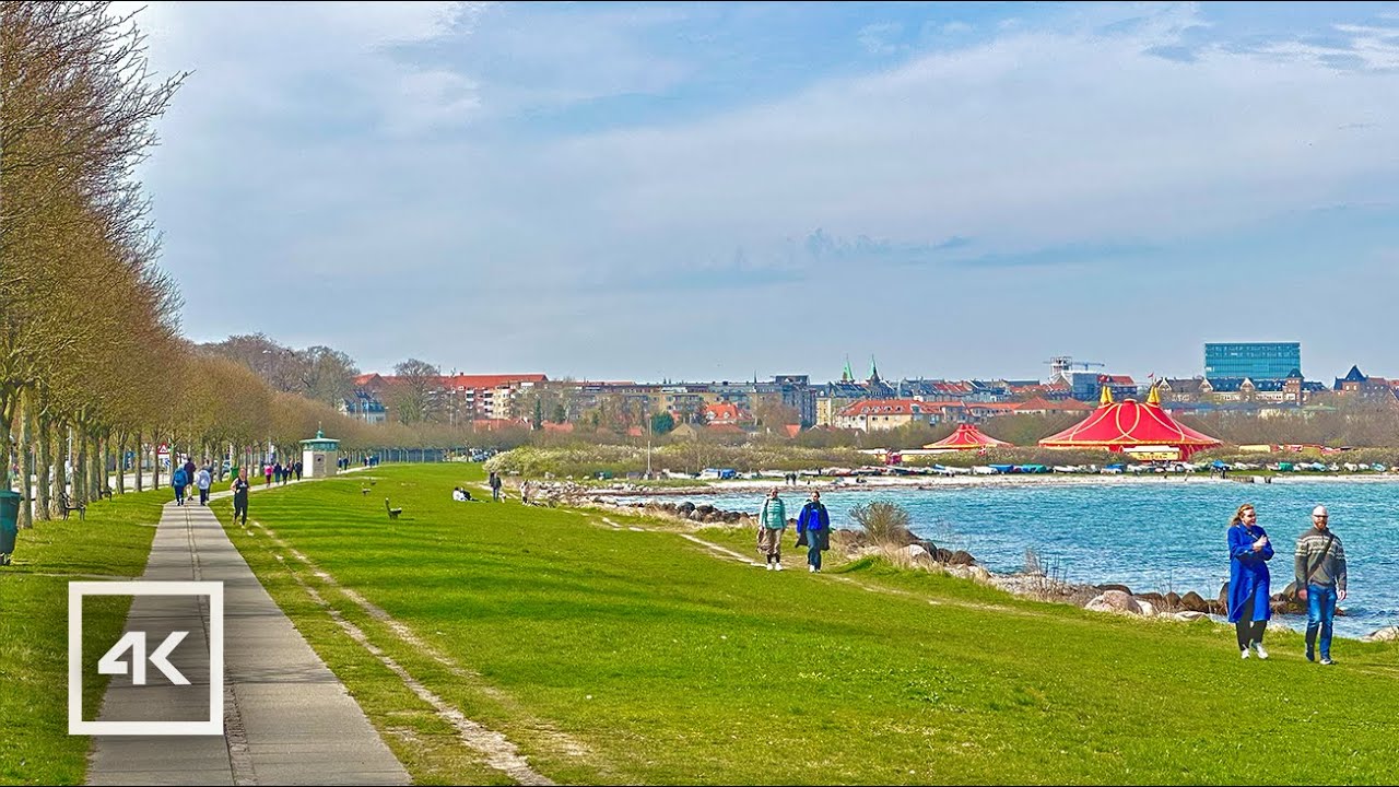 🇩🇰  Aarhus, Denmark - Walking Tour 4K UHD 60fps - April 2023