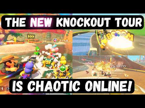 The NEW Knockout Tour is CHAOTIC Online | Mario Kart World