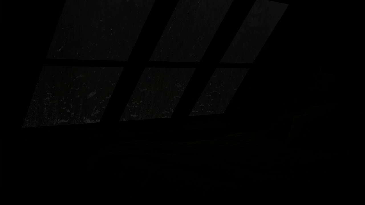 No Ads | Distant Thunder, Gentle Rain – Dark Room Serenity for Sleeping & Studying ⛈️🌧️