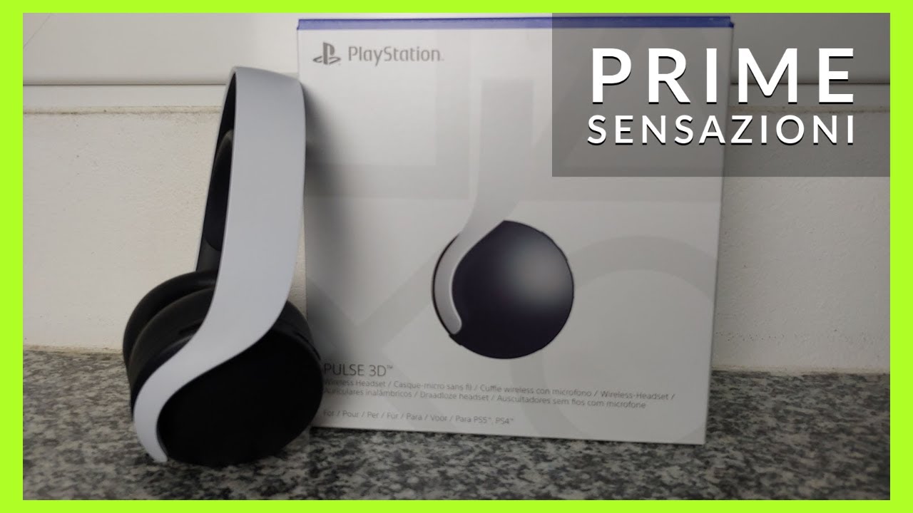 Unboxing: Sony Pulse 3D Le nuove Cuffie PS5 ! Prime impressioni [ITA] 