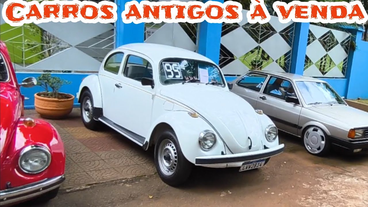 OLHA ISSO CARROS ANTIGOS À VENDA ENCONTRO FEIRA BOSQUE DO POVO  #classiccars #aircooled #fusca