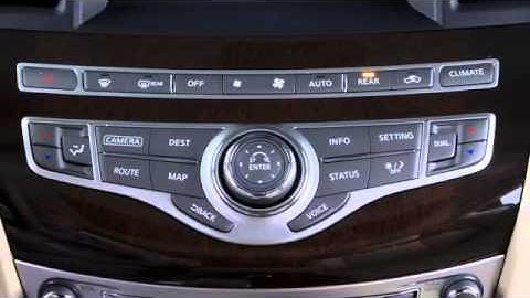 2013 Infiniti JX   Control Panel and Touch Screen Overview