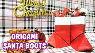 Origami Stocking / Santa Boot — Gathering Beauty