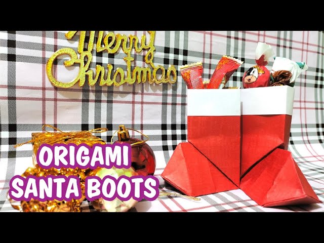 Origami Stocking / Santa Boot — Gathering Beauty