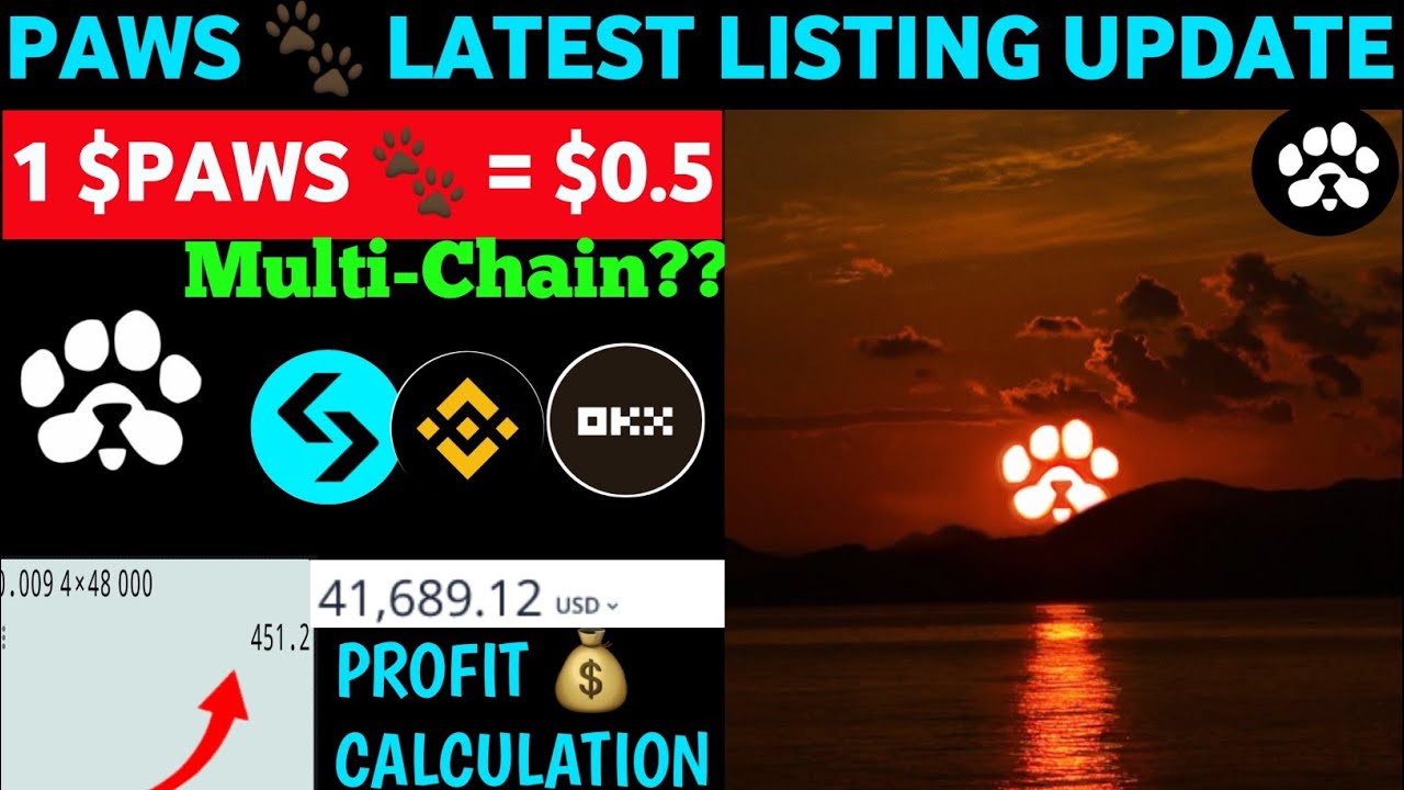 PAWS 🐾 AIRDROP TO USE MULTI-CHAIN - YouTube