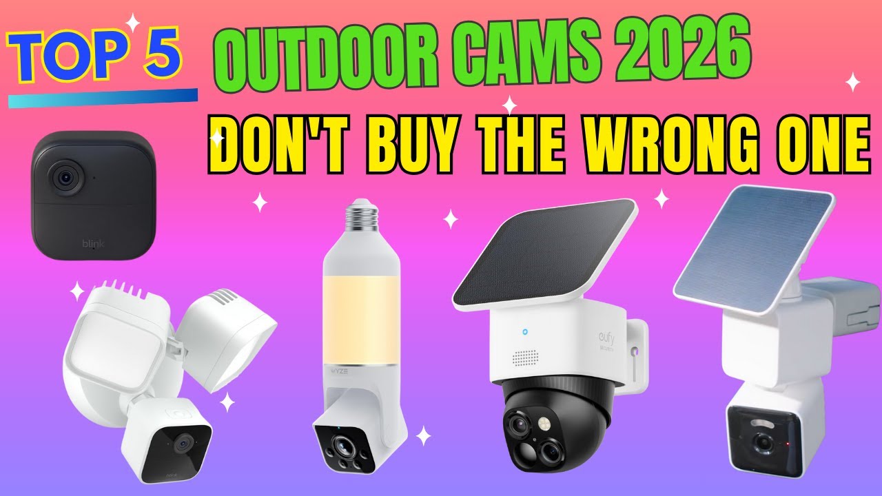 Top 5 Best Outdoor Security Cameras 2026! (Wireless, Solar & No ...