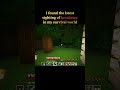 I finally found HIM... 👁️ #minecraft#shorts#herobine