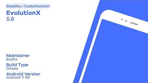 Evolution X 5.6.1 Android 11 Review on Mi A1