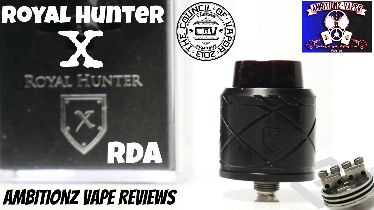 Merk X Rda Royal Hunter X RDA by Council Of Vapor Review - YouTube