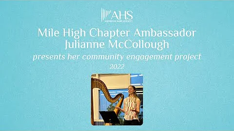 Julianne McCollough Completes her Chapter Ambassad...