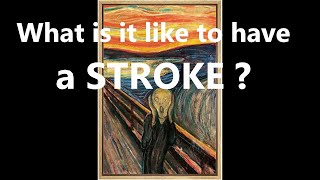 What the Stroke Survivor is Going Through!    Episode 2 of How I Conquered Stroke!