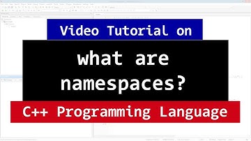 Introduction to C++ Namespace | CPP Programming Video Tutorial